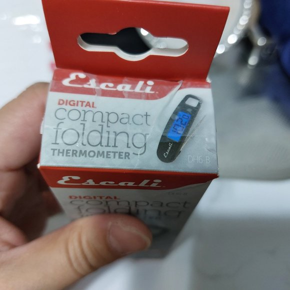 Escali Digital Compact Folding Thermometer Black - Picture 5 of 5